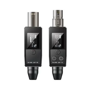 VK-38 UHF Wireless Microphone Converter XLR Transmitter And Receiver For Dynamic Microphone Guitar Receiver Transmission Adapter 1