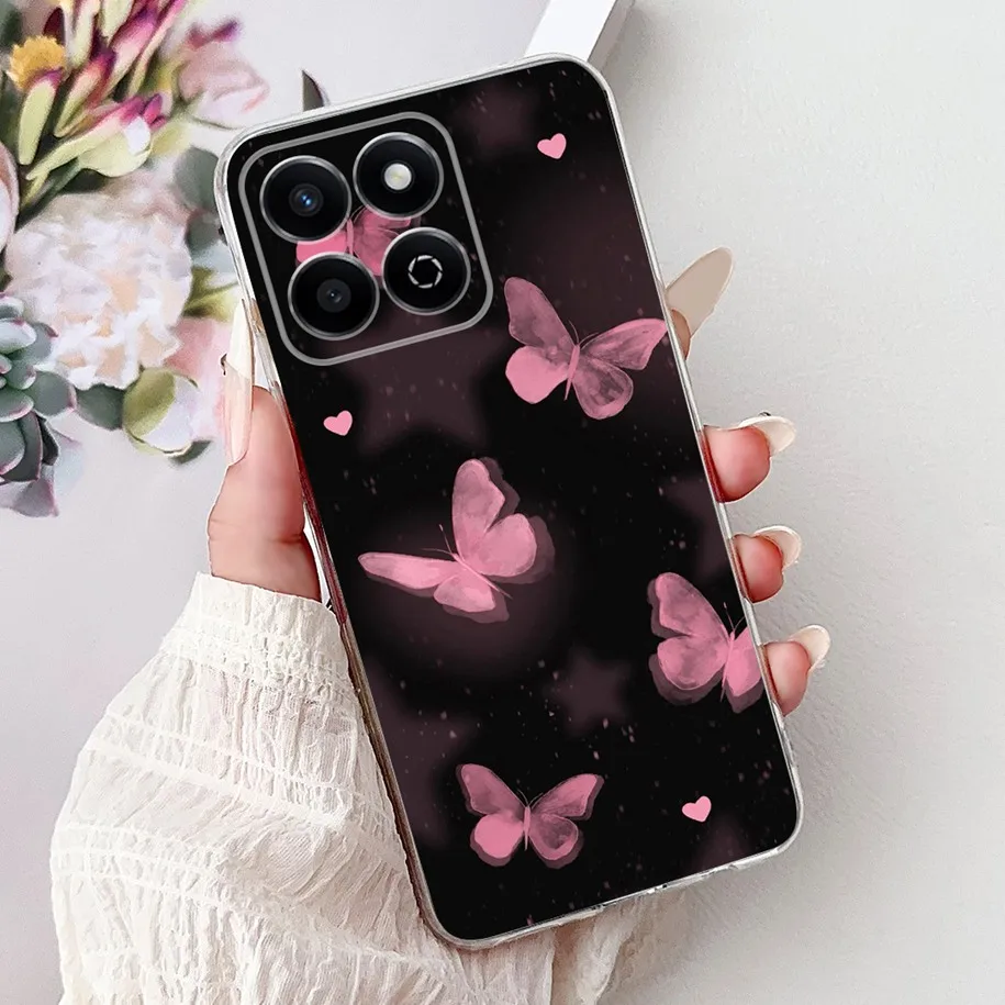 Fashion Butterfly Shockproof Silicone Back Cover