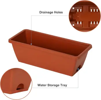 Vertical Garden Bed, 5th Floor, Vertical Elevated Garden, Flower Pot, Outdoor Herbal Garden, Flower Pot, Layered Flower Pot Box 4