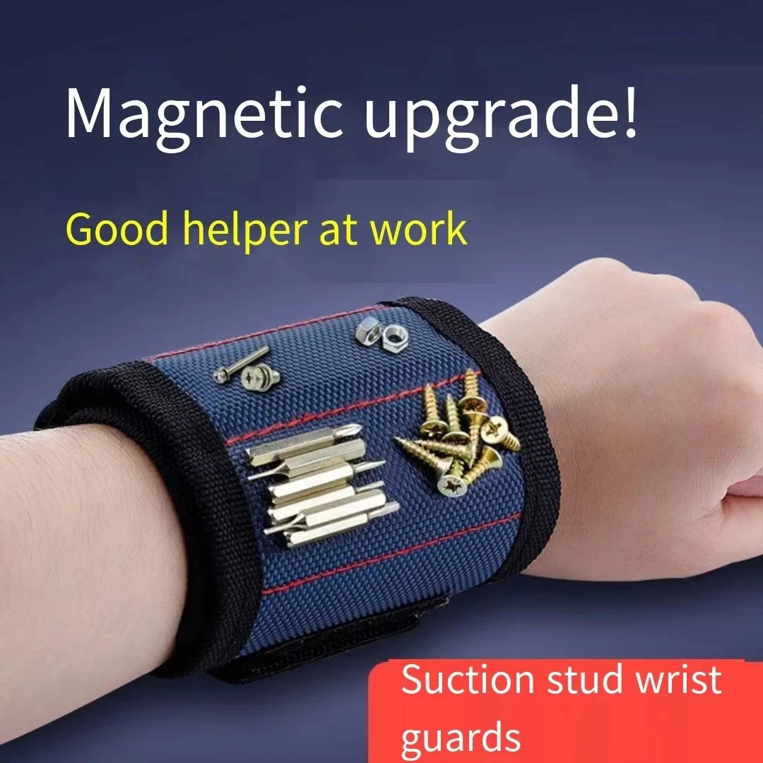 Magnetic Wristband for Holding Screws Nails Drilling Bits Wrist Tool Holder Belts with Strong Magnets Cool Gadgets for Men Women 3