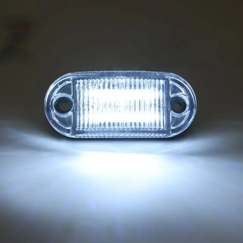 20/10 Uds 12-24V 6 luces LED de posición lateral para coche indicadores de liquidación delanteros y traseros lámpara para remolque camión RV Camper barco autobús caravana