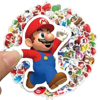 Cartoon Super Mario Game Stickers for DIY Laptop Notebook Skateboard Fridge Phone Kawaii Waterproof Decal Sticker Kids Toys 2