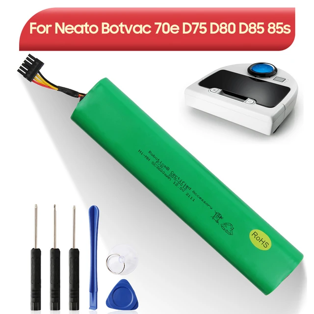Pacco Batteria 12V 4000mAh Ni-Mh Per Neato Botvac Series E Botvac D Series 70e 75 80 85 D75 D80 D85 Robot Aspirapolvere