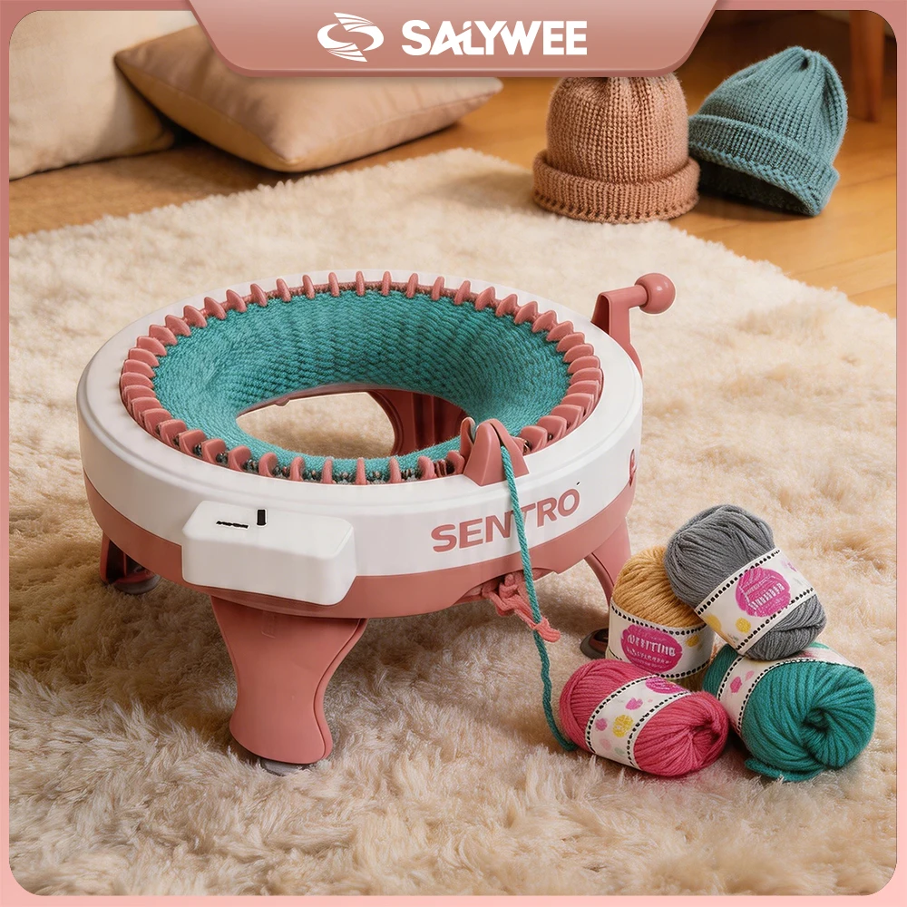 SALYWEE 22/40/48 바늘 수제 뜨개질 기계 DIY 간편 뜨개질 키트 수공예 뜨개질 스카프 모자 스웨터, 집 장난감
