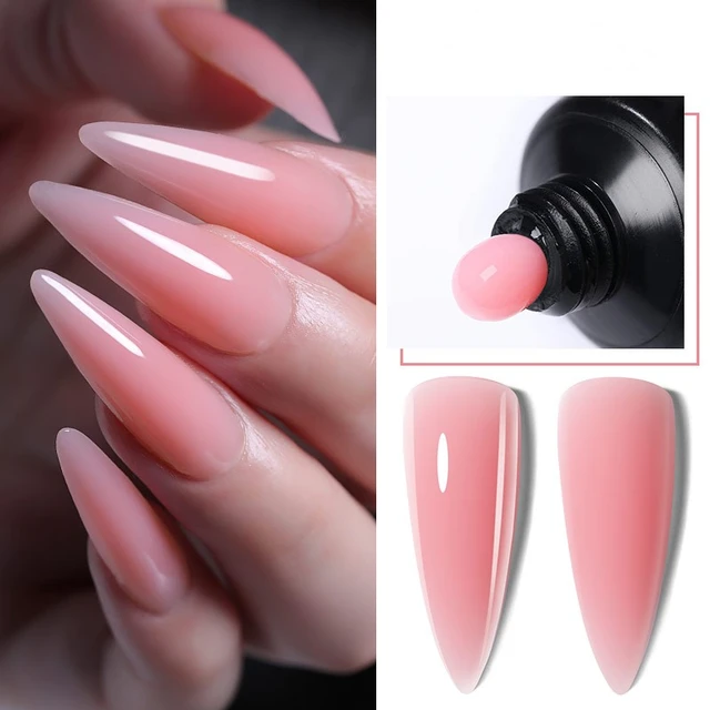 1Pcs Extension Nail Gel Jelly Pink White Clear Hard Gel Extension UV Gel  For Nails Finger French Nail Art DIY Manicure | Wish