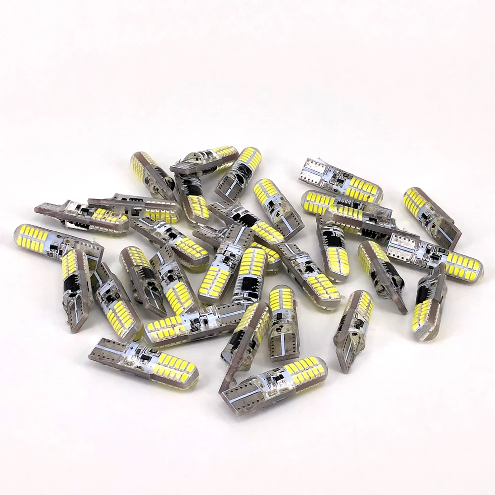 T10 W5W led Ʈκ ÷ Ǹ  Ʈ 50 , 194 168 3014 24LED     12V 2  