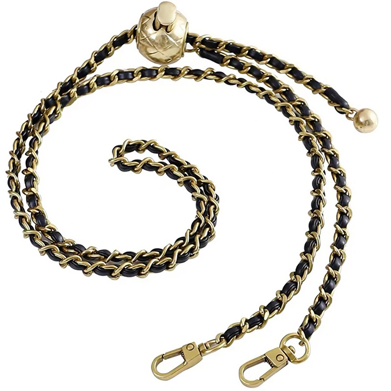 Purse Chain Strap Chain Strap Replacement Adjustable PU Leather Purse purse chain strap