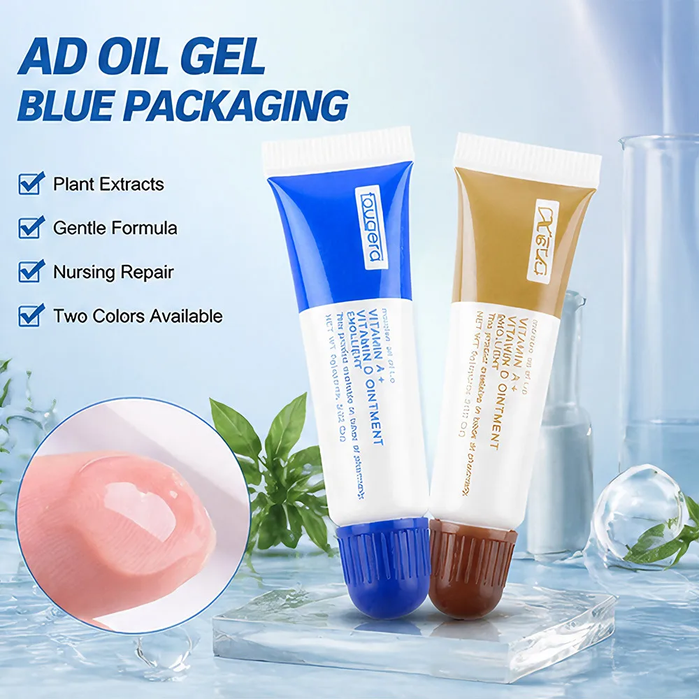 100/50/5 Pezzi Gel per Cura Post-Tatuaggio con Vitamina A e D, Crema Trattamento Anti-Cicatrice, Riparazione e Cura della Pelle, Accessori per Tatuaggi - immagine 4