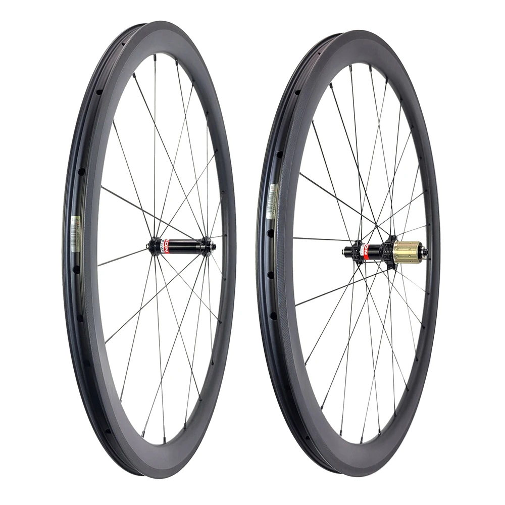 Ruedas de carbono para bicicleta de carretera 700c cubierta sin cámara 25mm UD mate 3K 12K sarga Novatec FS522SB bujes llanta freno juego ruedas| | - AliExpress