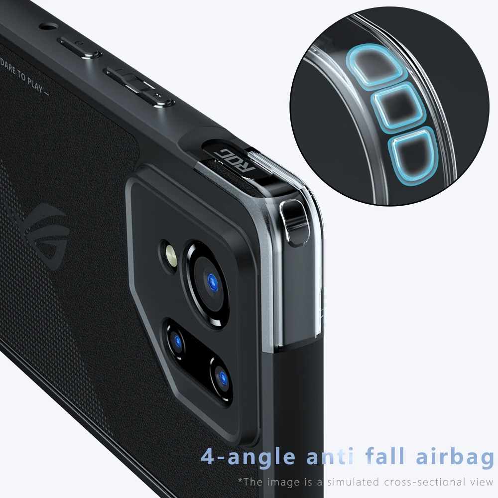Airbag Super Protection Soft TPU+PC Clear Matte Back Phone Case