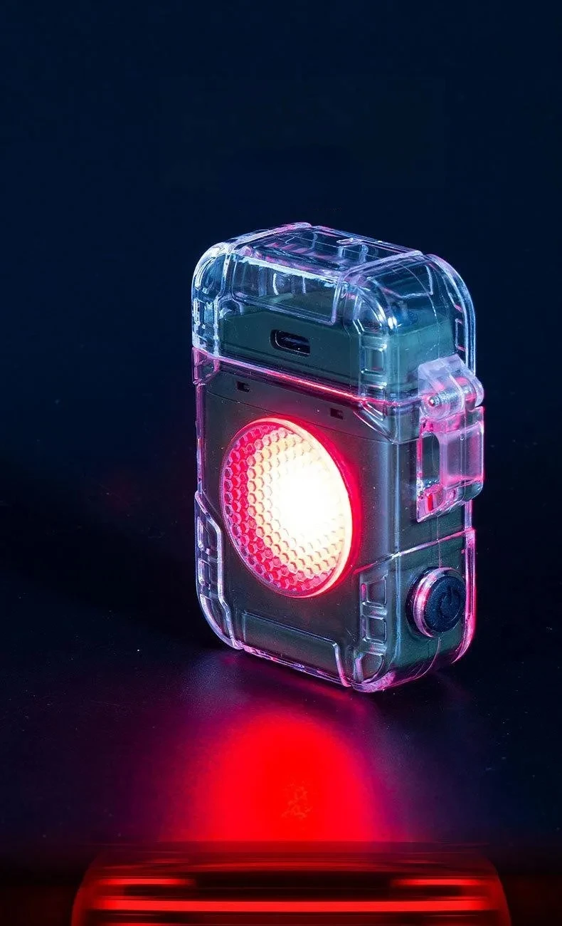 Description Picture 5 of itemNew Outdoor Waterproof USB Double Arc Lighter Fast Charging Portable Sports Exclusive LED Display Pulse Lighter Men's Gift