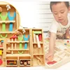 Montessori Baby Educational Toys Kids Wooden Multifunctional Tools Kit Set Box Toy Nut Wrench Boys for Children Games Gifts 2