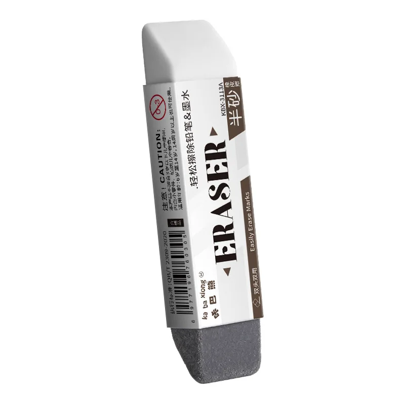Frosted Eraser Pen Eraser Carbon Neutral Pen Pencil Dual Purpose Stationery Accessories School Supplies 1PC pencil eraser,eraser pen