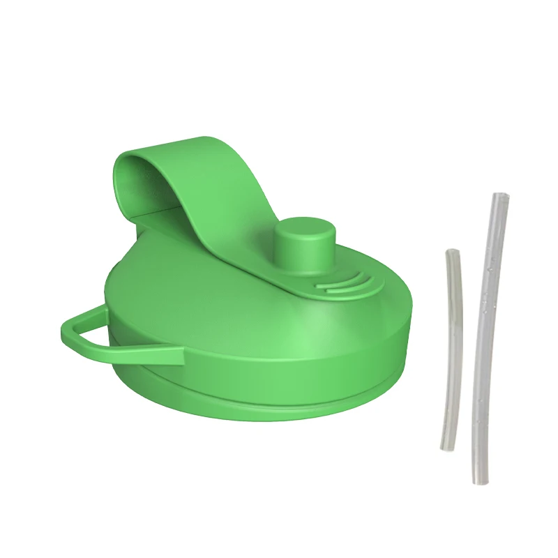 Reusable Silicone Lid with Straw