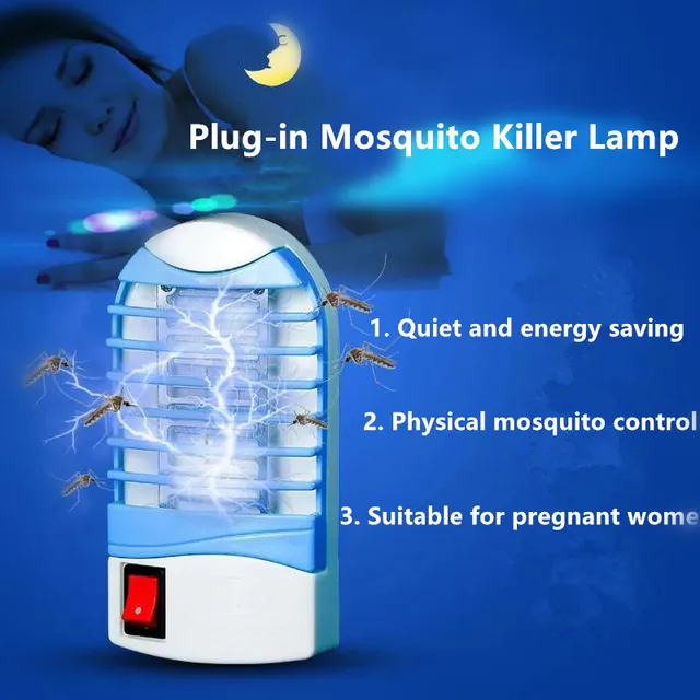 2022New Mosquito Killing Lámpa Étterem Mini Fly Házi Beltéri Swew Light Plug-In Killer - Image 4