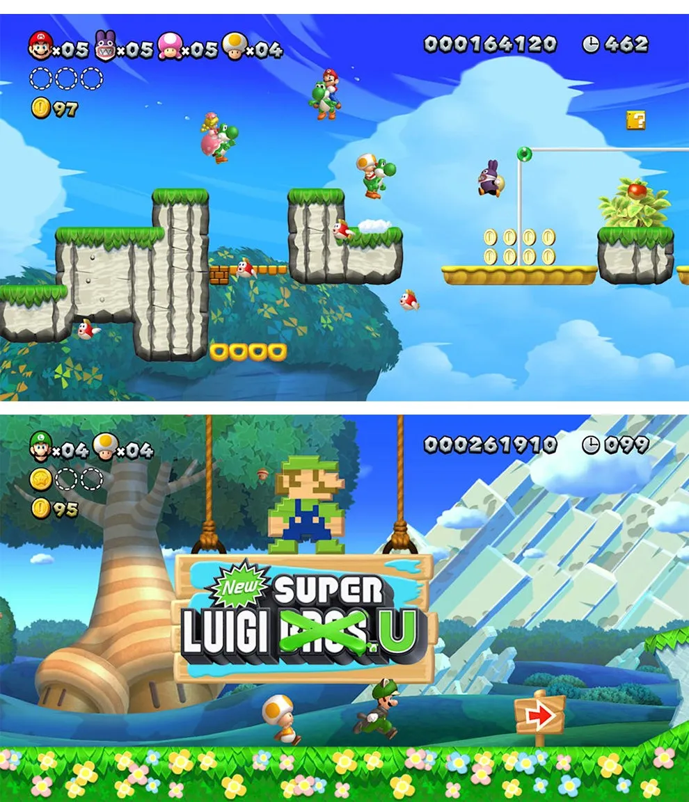 닌텐도 스위치 OLED 라이트 게임 콘솔용 뉴 슈퍼 마리오 브라더스 U 디럭스 게임 물리 카세트 - G마켓 모바일