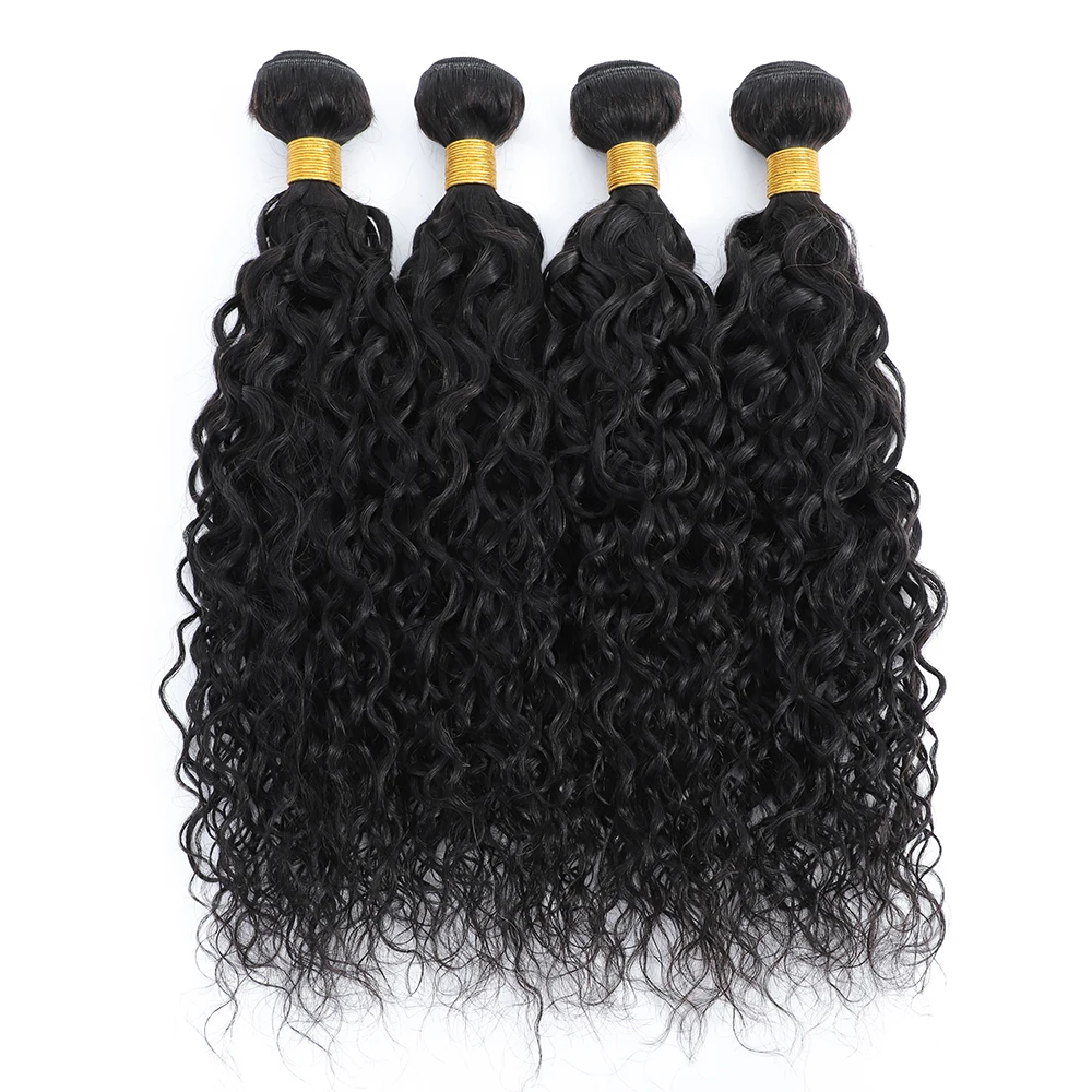 Curly Human Hair Bundles with Closure and Extensions with human hair bundles