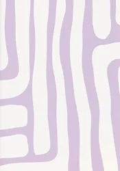 Chic Purple Abstract Art Canvas Print - Modern Living Room Decor - 40x60cm No Frame (Black)