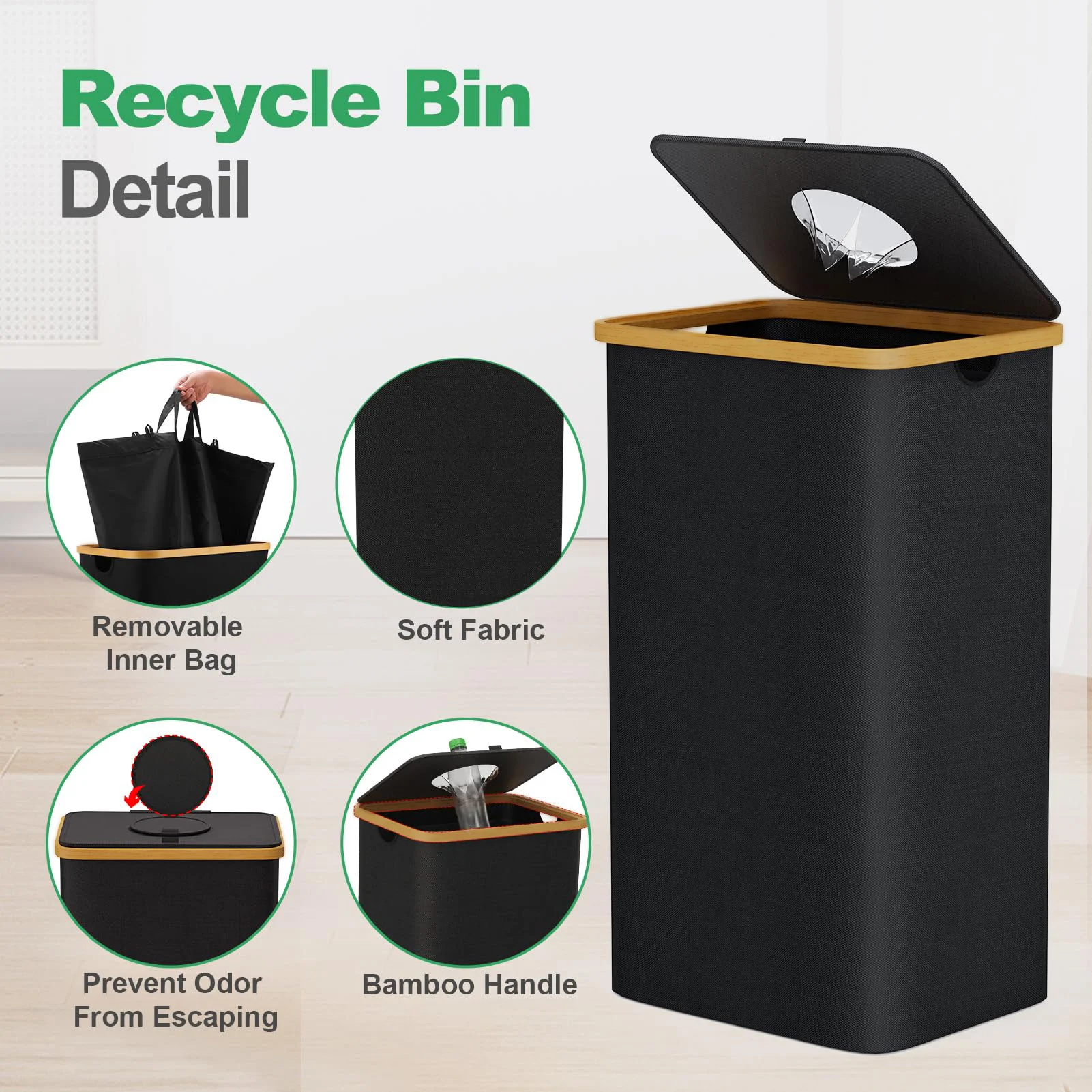 Collapsible Reusable Bottle Organizer and Storage Bag