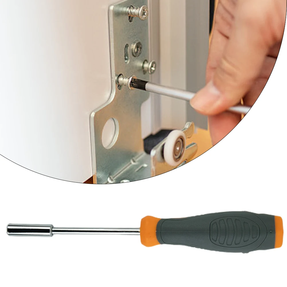 6.35mm Hex Adapter Screwdriver Handle, Magnetic Head Screwdriver Bit Holder, Multifunctional Magnetic Bit