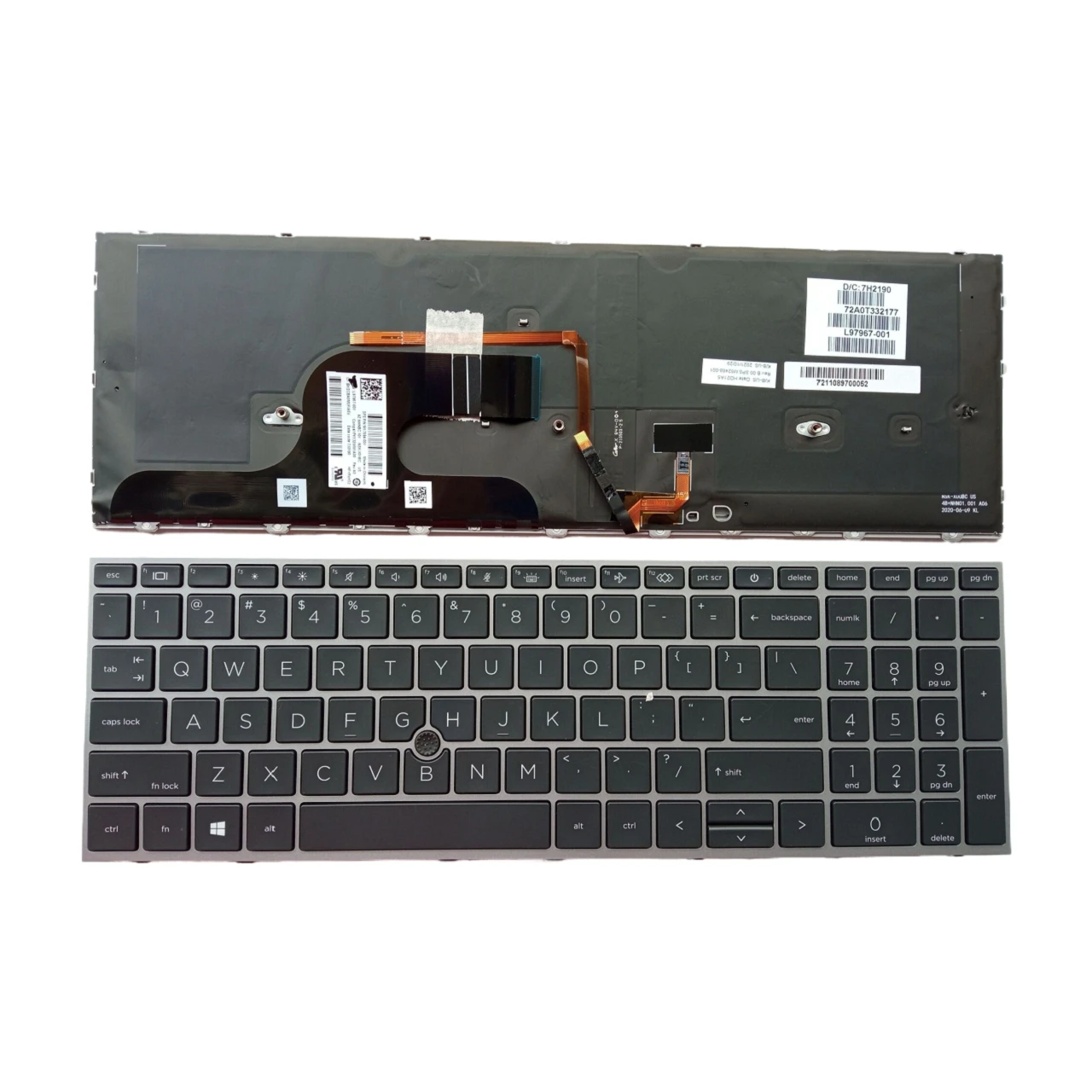 Nuova Tastiera Retroilluminata Per Laptop Usa Per Sostituzione Pc Notebook Hp Zbook Fury 15 G7 G8