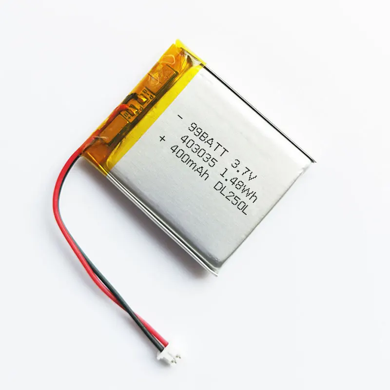 Batterie LiPo 3,7V 400mAh 403035 pour RC, GPS, IoT - Lot de 1/2/3