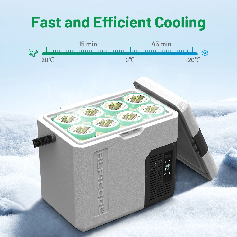 ️ ثلاجة صغيرة للسيارة Alpicool P18
