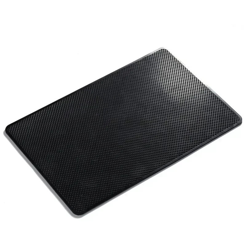 Universal Car Dash Sticky Rubber Mat Multifunctional Car Dashboard Anti-Slip Mat Keys Coins Sunglasses27x15CM/20*13CM car non slip mat non slip mat car dashboard mat non slip dash mat