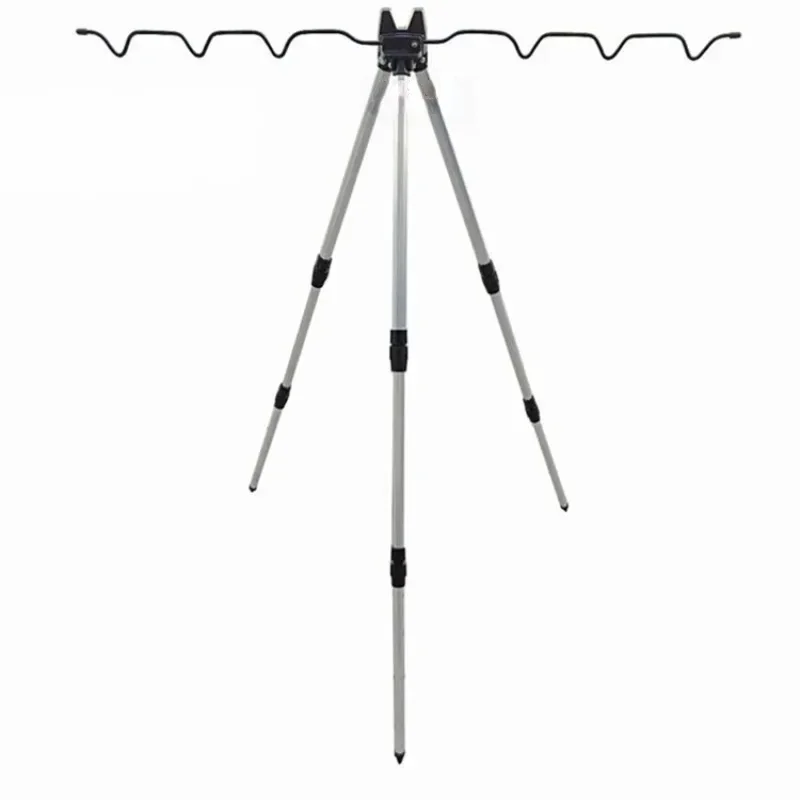 Sideny-Telescopic Bracket Holder,Sea Pole Support Frame, 3-Fold Fishing Rod Rest Base, Fishing Rod Load-Bearing, Tripod Stand fishing rod bracket fishing rod support fishing rod rest