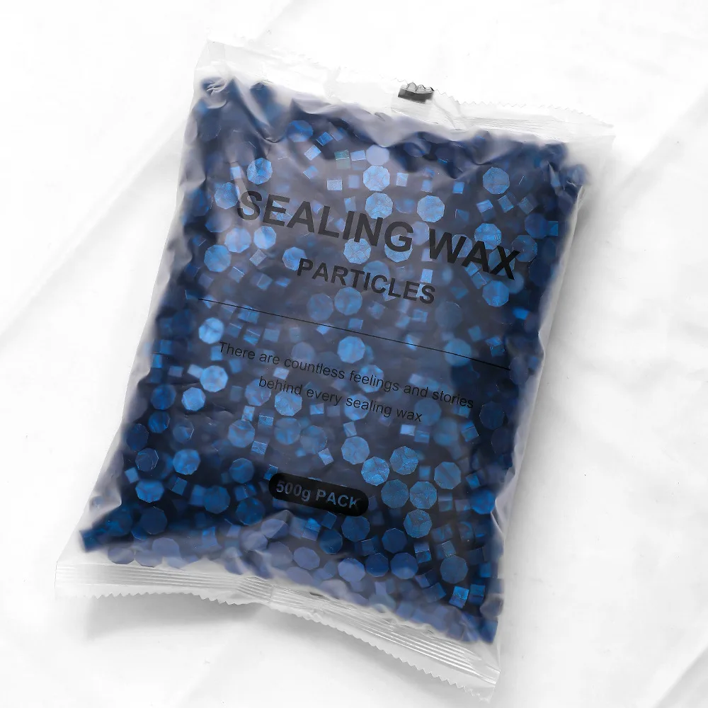 Gold Wax Particles for DIY Greeting Card Scrapbooking