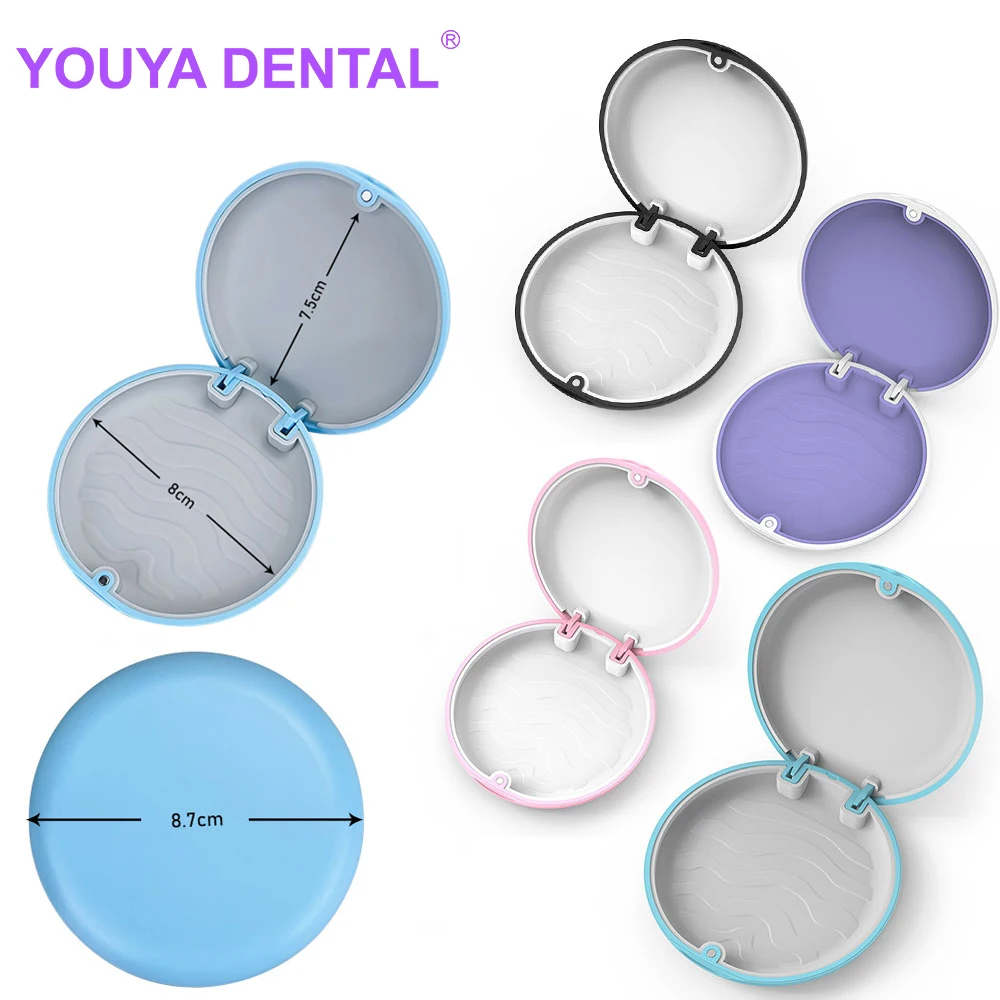 Dental Orthodontic Oral Care Fake Teeth Box Portable False Teeth Tooth