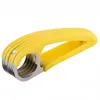 Banana Slicer Curved Handle Stainless Steel Blade Kitchen Knife for Cutting Fruits Vegetables Sausage Cutting Machine Chopper 6