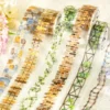 JIANWU 25mm*200cm Garden Path Series Vintage Plant Fence Wall Landscaping PET Tape Creative Journal Material Collage Stationery 1