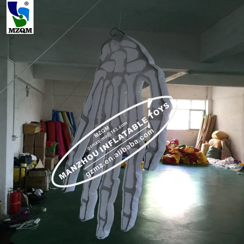

Halloween Pumpkin Man Ghost for Halloween Show Horrible hands inflatable hand gesture