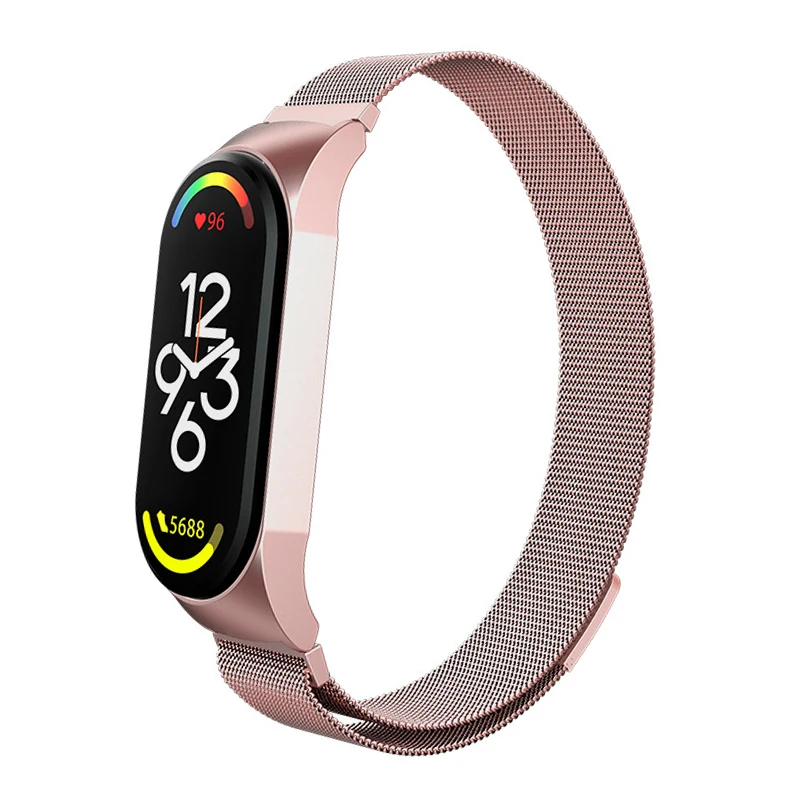 Milan ese für xiaomi mi band 7 6 riemen correa mi band 4 edelstahl metel armband miband6 band4 für xiaomi mi band 5 3 4 6 7 – Detail 3