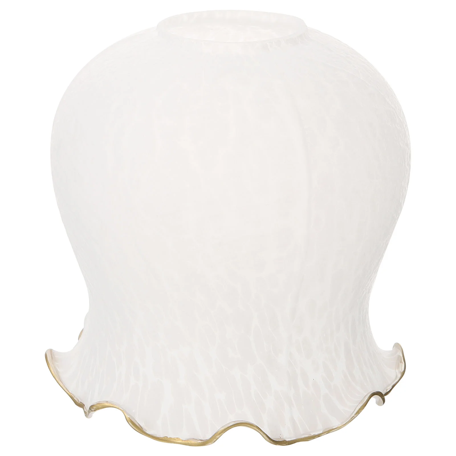 

Lily Lampshade Tulip Flower Glass Lamp Shade Replacement Light Bulb Cover Chandelier Vanity Fitting Opening Lighting