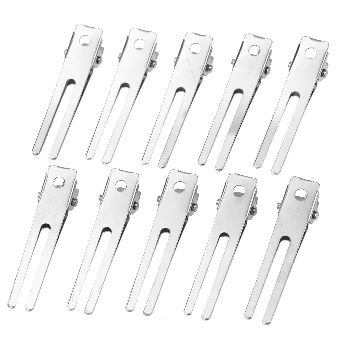 

50 Pcs Barrettes for Women Alligator Hair Clips Styling Metal Stainless Steel Miss