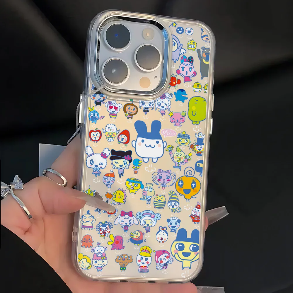 Cute Cartoon Role Tamagotchi Dog Transparent Soft Silicone Phone Case