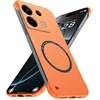 Magnetic Slim for Redmi Note 13 Pro Plus Global Frameless Phone Cases Matte Anti-Scratch Hard Cover Borderless Shockproof Armor
