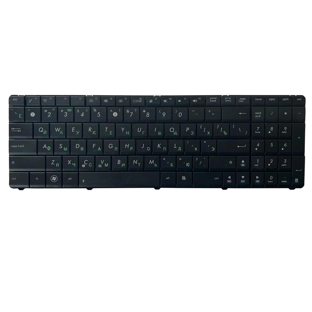 Teclado para Notebook Russo para Asus Preto K53sv K53e K53sc K53sd K53sj K53sk K53sm X55a X55c X55u X55vd ru - Imagem 2