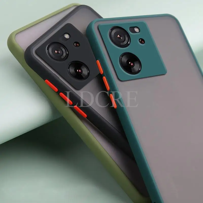 Per Xiaomi 13T Pro Custodia In Silicone Tpu Cover Opaca Per Xiaomi 13T Pro Custodia Xiaomi 13T Pro Capa Protector Custodia In Gomma Trasparente