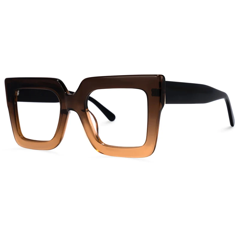 Women Glasses Frames Oversized Square Transparent Optical Lenses Eyewear