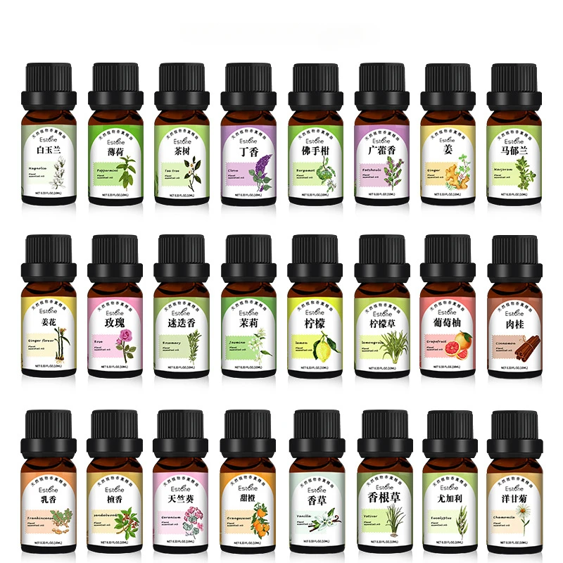 10ml Fragrance Oil for Candle Making Lavender Jasmine Peppermint Lemon Tea Diffuser Essential Oils Diy Scents Soap Candle Making fragrance oil essential oil flavoring