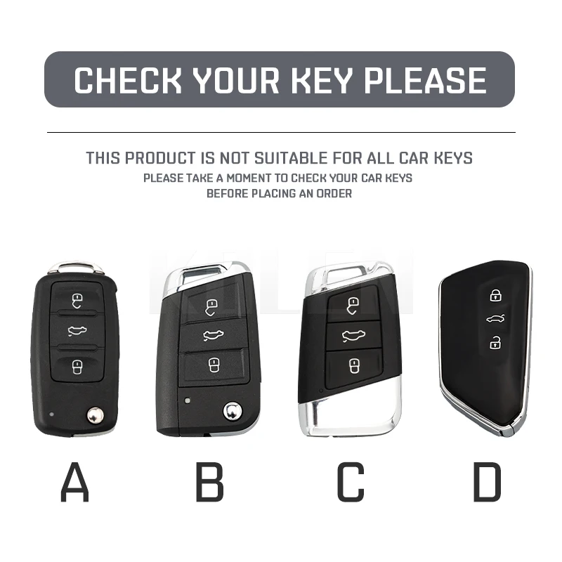 TPU Car Key Case Cover Shell Fob per VW Volkswagen Golf Polo Tiguan Passat Skoda Octavia Superb Kodiaq Seat Ateca Leon FR Ibiza - S10594860200e4a28bffdd9d0ea23fb7fU