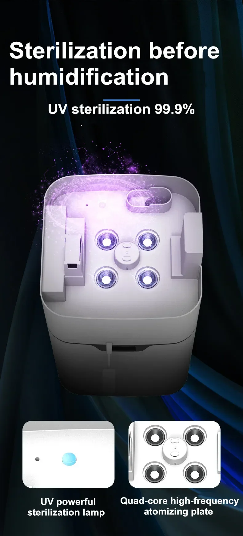 Description Picture 6 of itemHumidifier30L Humidifiers Commercial Humidifier High Capacity Humidifier Remote Control, Touch, Wifi Control Supermarkets And Ve