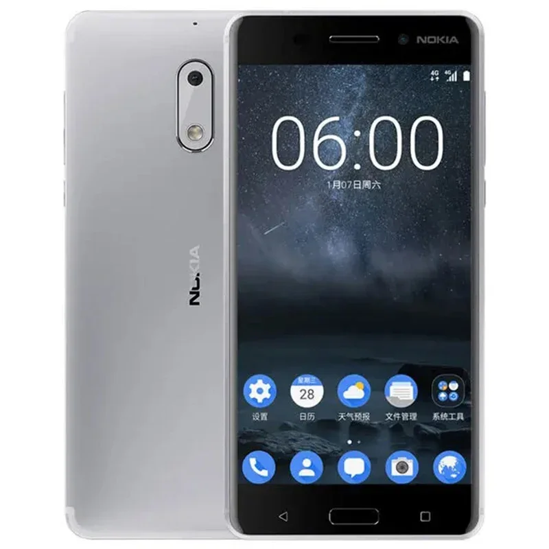 Nokia 6 4G Smartphone Full Screen Dual SIM 4+64G Phone Nokia 6 Cheap Phone Used Phone 6