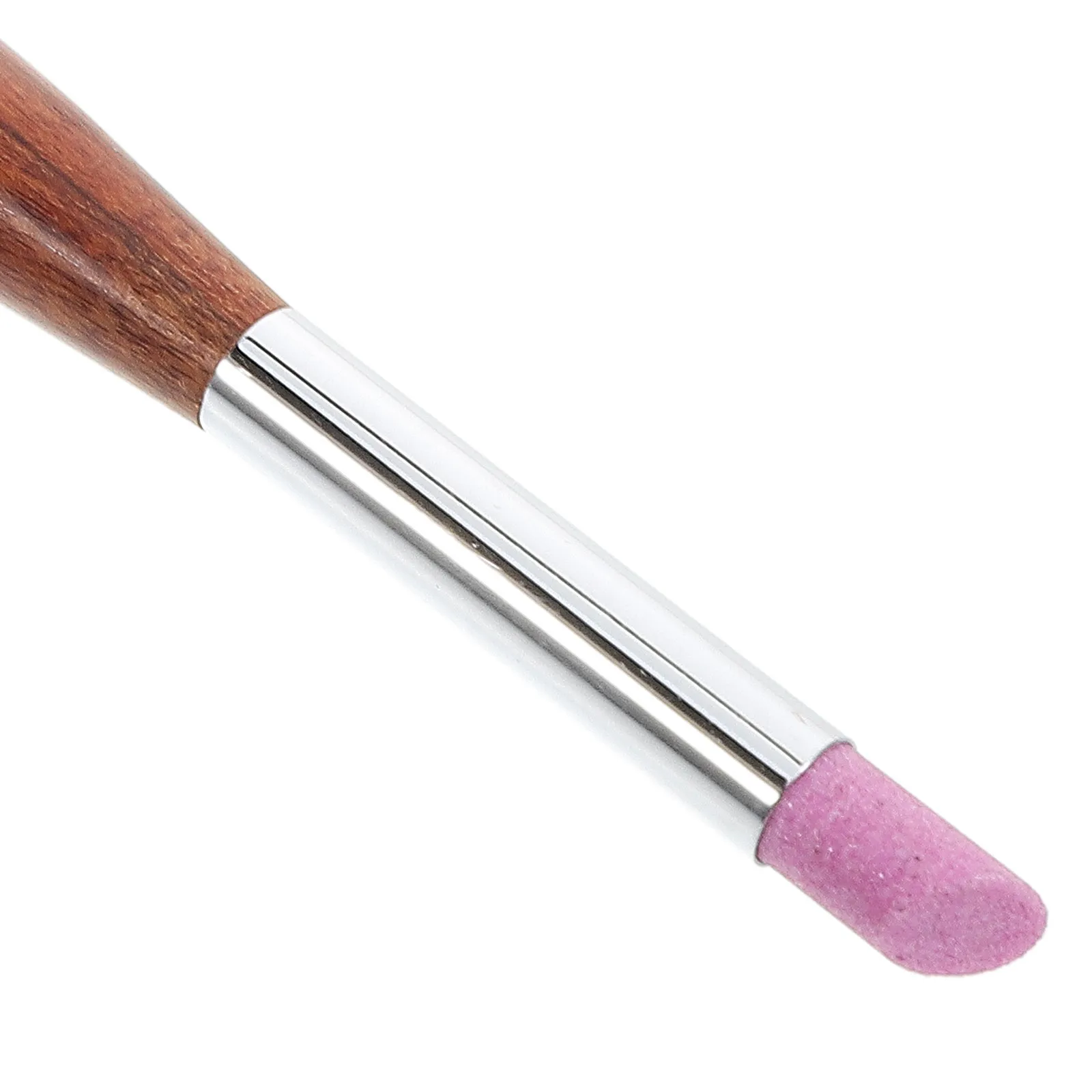 양면 네일 아트 펜 그라인딩 및 큐티클 제거용 나무 손잡이 네일 살롱 도구 매니큐어 광택 브러쉬 클리닝 펜