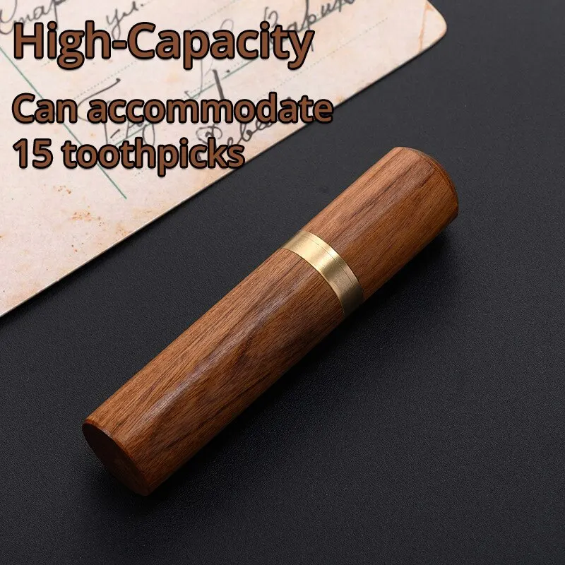 Portable Wood Toothpick Holder Container Toothpick Storage Box Pocket Tooth  Pick Dispenser Bucket Sewing Needle Case Organizer - AliExpress