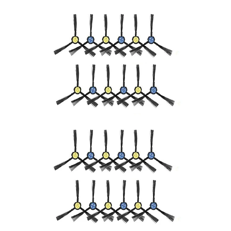

24Pcs Side Brushes Corner Brush For Ilife V8S V80 A9S A7 A80 Plus X750 V80 X785 X800 Robot Vacuum Cleaner Replacement