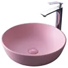 Simple Household Ceramic Washbasin Toilet Bathroom Small Utensils Sink Bowl Pink Basin Washbasin Bathroom Sink 1